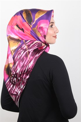 Piramit İpek Eşarp 1859-3