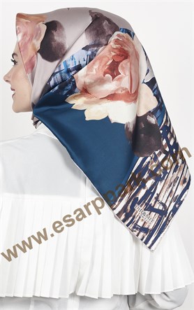 Piramit İpek Eşarp 1859-4