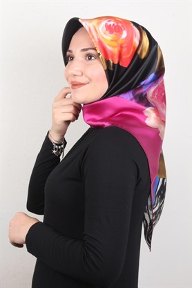 Piramit İpek Eşarp 1859-5