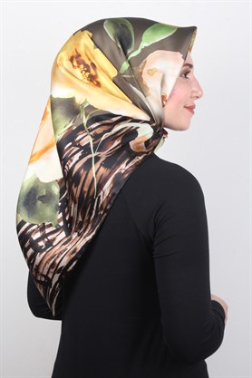 Piramit İpek Eşarp 1859-6