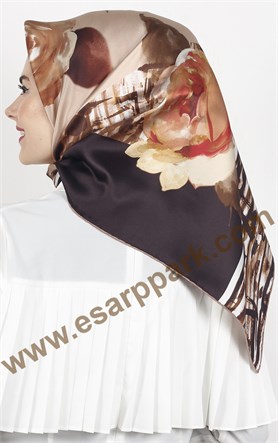 Piramit İpek Eşarp 1859-7