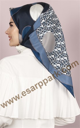 Piramit İpek Eşarp 1861-3