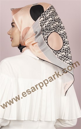 Piramit İpek Eşarp 1861-4