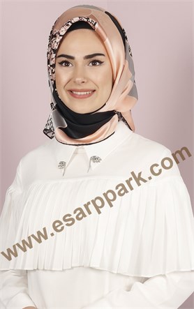 Piramit İpek Eşarp 1861-4