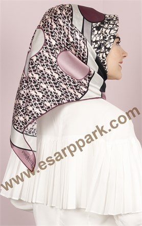 Piramit İpek Eşarp 1861-5