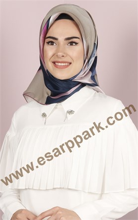 Piramit İpek Eşarp 1862-4