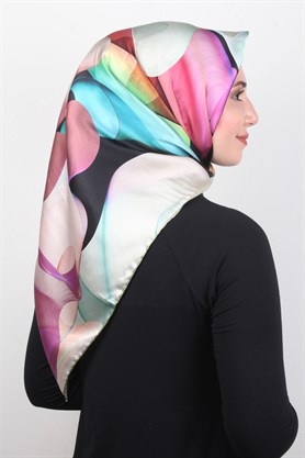 Piramit İpek Eşarp 1862-6