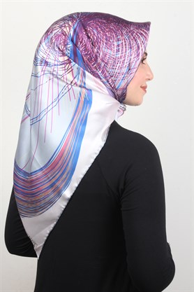 Piramit İpek Eşarp 1863-3