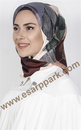 Piramit İpek Eşarp 1872-4