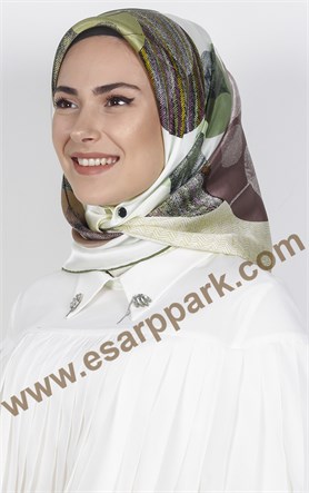 Piramit İpek Eşarp 1872-5