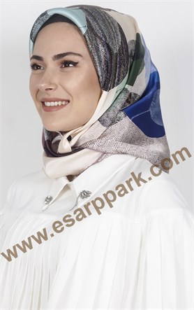 Piramit İpek Eşarp 1872-6