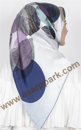 Piramit İpek Eşarp 1872-7