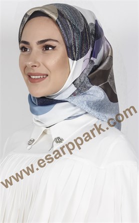 Piramit İpek Eşarp 1872-7