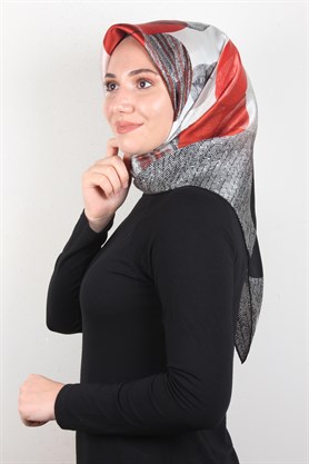 Piramit İpek Eşarp 1872-9