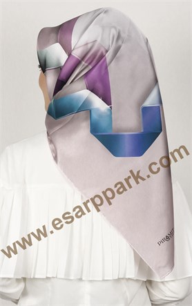 Piramit İpek Eşarp 1878-4