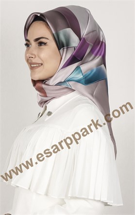 Piramit İpek Eşarp 1878-4