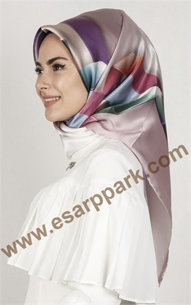 Piramit İpek Eşarp 1878-5