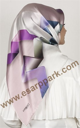 Piramit İpek Eşarp 1878-5