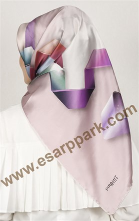 Piramit İpek Eşarp 1878-5