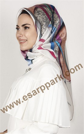 Piramit İpek Eşarp 1879-5