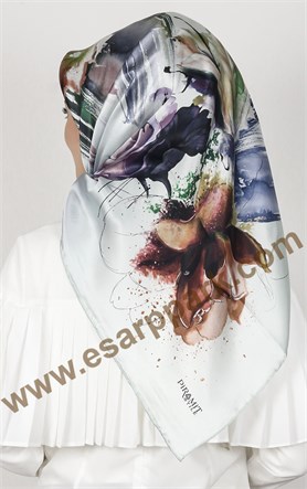 Piramit İpek Eşarp 1880-3