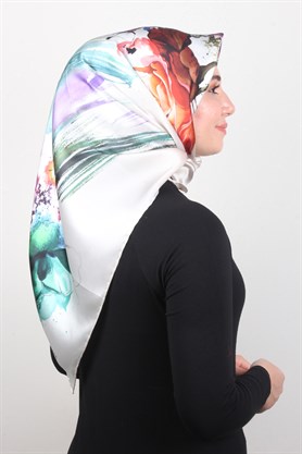 Piramit İpek Eşarp 1880-6