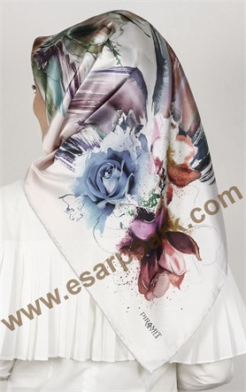 Piramit İpek Eşarp 1880-7