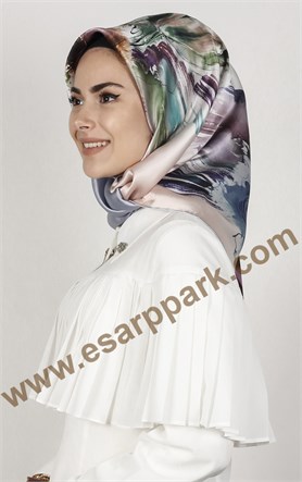 Piramit İpek Eşarp 1880-7