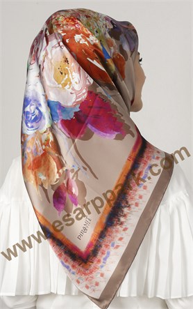 Piramit İpek Eşarp 1882-5