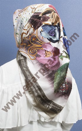 Piramit İpek Eşarp 1883-5