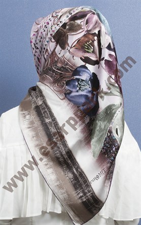 Piramit İpek Eşarp 1883-7