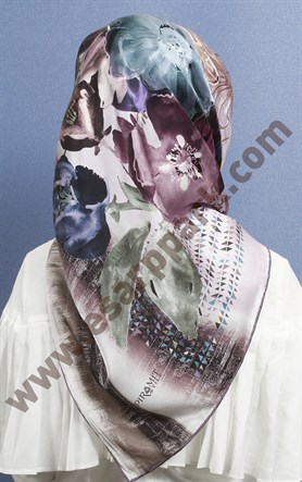 Piramit İpek Eşarp 1883-7