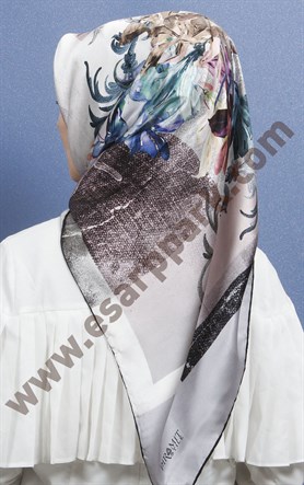 Piramit İpek Eşarp 1884-8