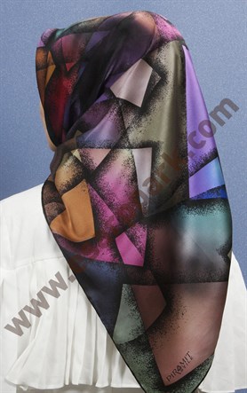 Piramit İpek Eşarp 1885-10