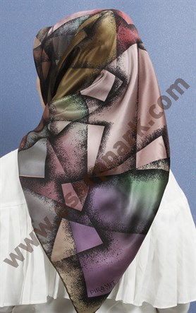 Piramit İpek Eşarp 1885-5