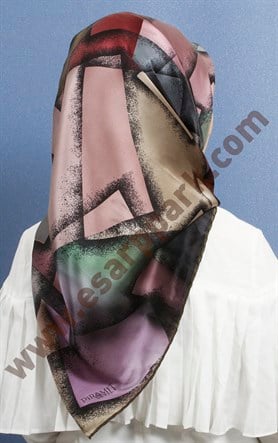 Piramit İpek Eşarp 1885-5