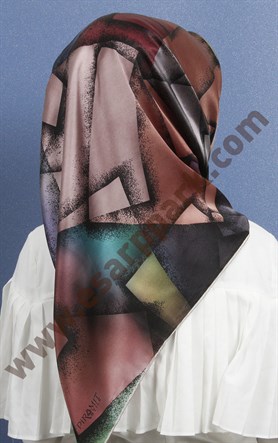 Piramit İpek Eşarp 1885-8