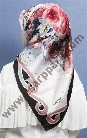 Piramit İpek Eşarp 1887-3