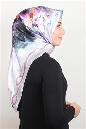 Piramit İpek Eşarp 1887-5