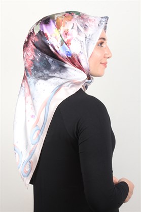 Piramit İpek Eşarp 1887-6