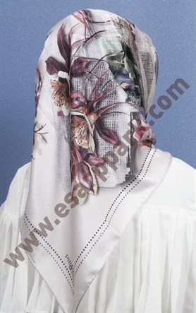 Piramit İpek Eşarp 1890-11