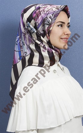 Piramit İpek Eşarp 1891-11