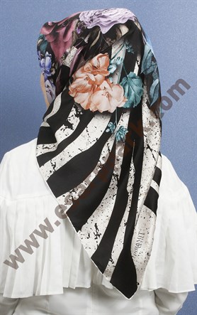 Piramit İpek Eşarp 1891-3