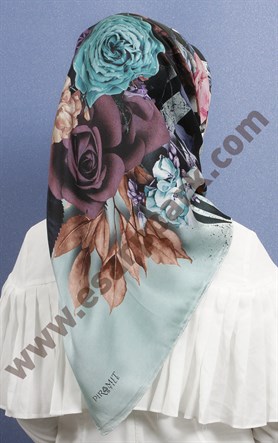 Piramit İpek Eşarp 1891-6