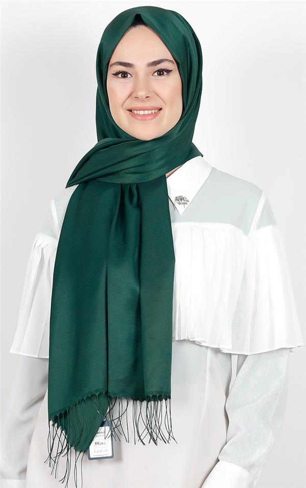 Piramit İpeksi Şal 2806-17 Zümrüt