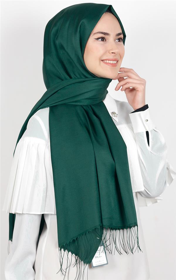 Piramit İpeksi Şal 2806-17 Zümrüt