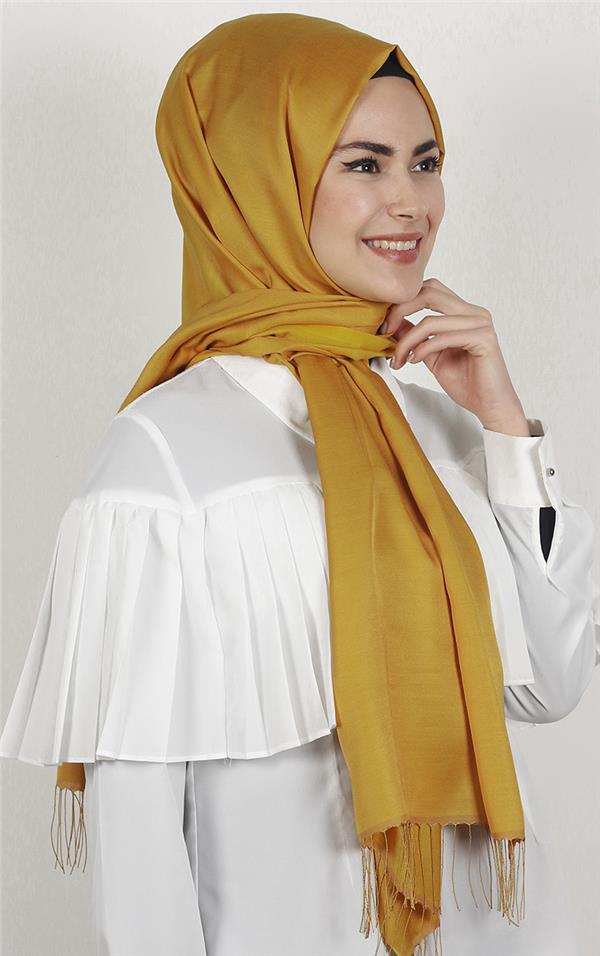 Piramit İpeksi Şal 2806-18 Bal Kabağı