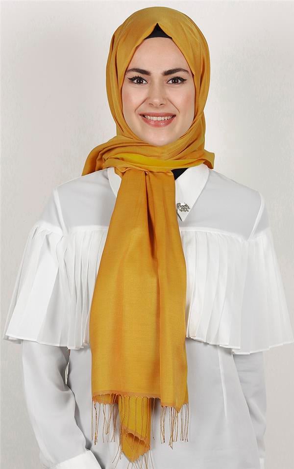 Piramit İpeksi Şal 2806-18 Bal Kabağı