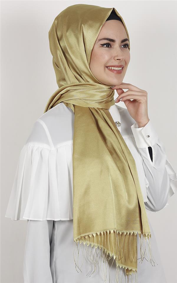 Piramit İpeksi Şal 2806-2 Gold