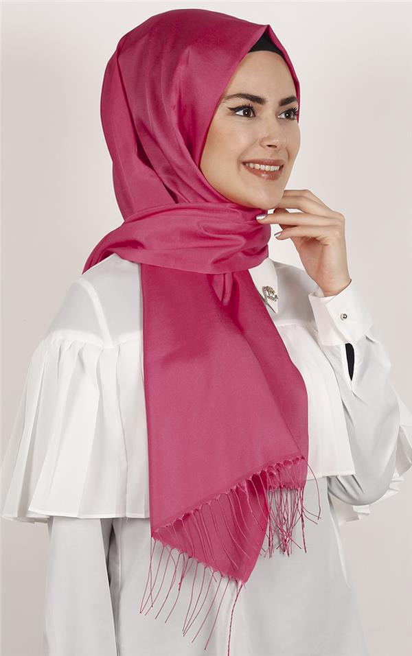 Piramit İpeksi Şal 2806-25 Şeker Pembe